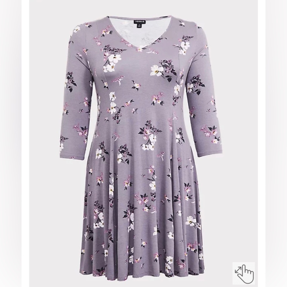 Torrid MINI JERSEY TRAPEZE DRESS